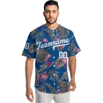 personalized kansas city royals tropical flamingo royal blue jersey best selling