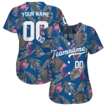 personalized kansas city royals tropical flamingo royal blue jersey best selling