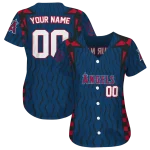 personalized los angeles angels chevron rhythm blue jersey best selling