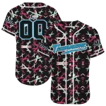 personalized miami marlins abstract x black jersey best selling