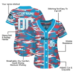 personalized miami marlins camo splash blue jersey best selling