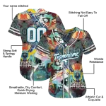 personalized miami marlins geometric fusion aqua jersey best selling