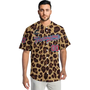 personalized miami marlins leopard spot jersey fashion forward