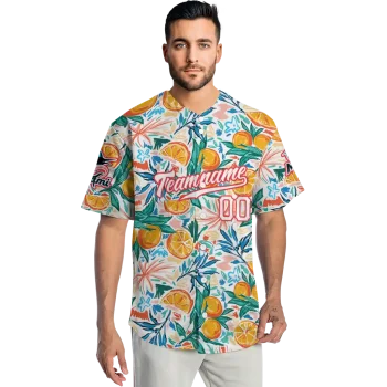personalized miami marlins orange branches jersey fashion forward