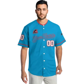 personalized miami marlins plain classic blue jersey fashion forward