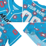 personalized miami marlins snowflake festive blue jersey best selling