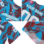 personalized miami marlins tropical flamingo blue jersey best selling