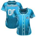 personalized miami marlins wavy flow blue jersey best selling