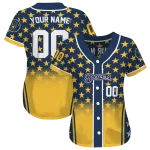 personalized milwaukee brewers star burst yellow jersey best selling
