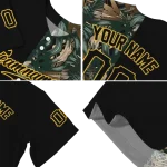 personalized milwaukee brewers tropical foliage black jersey best selling