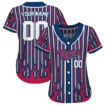 personalized minnesota twins blazing stripes navy jersey best selling