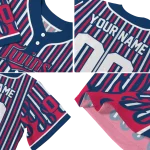 personalized minnesota twins blazing stripes navy jersey best selling