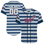 personalized minnesota twins stripe layers navy white jersey best selling