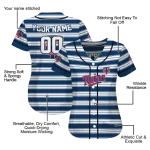 personalized minnesota twins stripe layers navy white jersey best selling