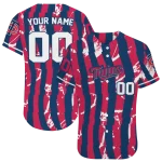personalized minnesota twins stripe paint navy jersey best selling