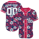 personalized minnesota twins tropical hibiscus red jersey best selling