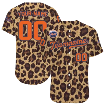 personalized new york mets leopard spot jersey best selling