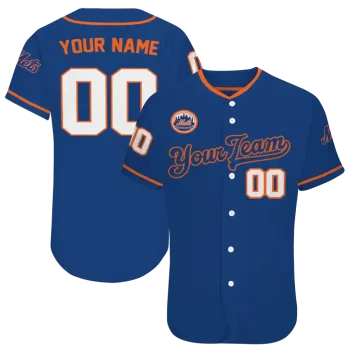 personalized new york mets plain classic blue jersey best selling