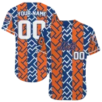 personalized new york mets squares grid blue jersey best selling