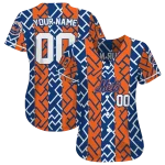 personalized new york mets squares grid blue jersey best selling