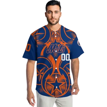 personalized new york mets star circle blue jersey fashion forward