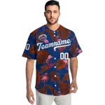 personalized new york mets tropical flamingo blue jersey best selling