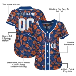 personalized new york mets tropical hibiscus seashells blue jersey best selling