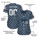personalized new york yankees chevron interlock navy jersey best selling
