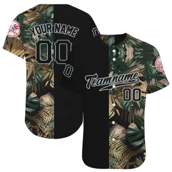 personalized new york yankees tropical foliage black jersey best selling