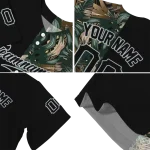 personalized new york yankees tropical foliage black jersey best selling