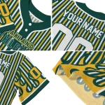 personalized oakland athletics blazing stripes green jersey best selling