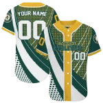personalized oakland athletics curved stripes green white jersey best selling
