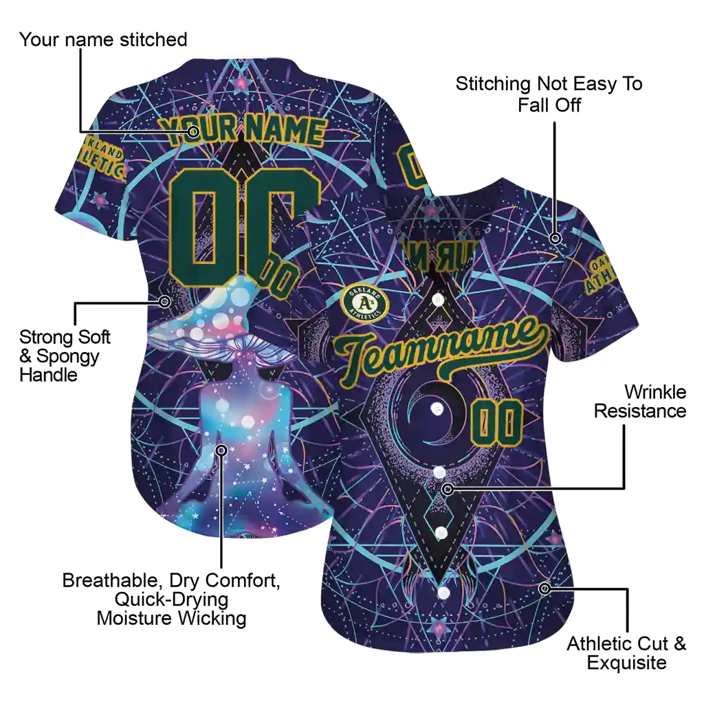 personalized oakland athletics mystic mushroom jersey latest model personalized oakland athletics mystic mushroom jersey latest model