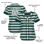 personalized oakland athletics stripe layers green white jersey best selling