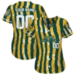 personalized oakland athletics stripe paint green jersey best selling