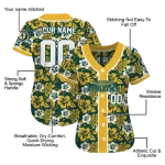 personalized oakland athletics tropical hibiscus gold jersey best selling