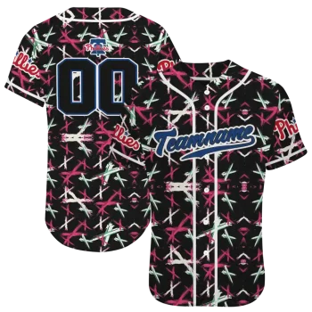 personalized philadelphia phillies abstract x black jersey best selling