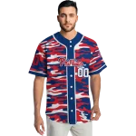 personalized philadelphia phillies camo splash blue jersey best selling