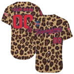 personalized philadelphia phillies leopard spot jersey best selling
