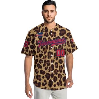 personalized philadelphia phillies leopard spot jersey fashion forward