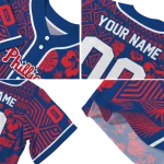 personalized philadelphia phillies pineapple palm geo blue jersey best selling