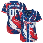 personalized philadelphia phillies splash swirl blue jersey best selling