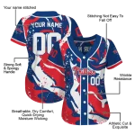 personalized philadelphia phillies splash swirl blue jersey best selling