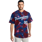 personalized philadelphia phillies tropical flamingo blue jersey best selling