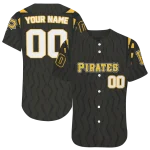 personalized pittsburgh pirates chevron rhythm black jersey best selling