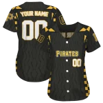 personalized pittsburgh pirates chevron rhythm black jersey best selling
