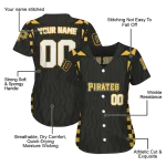 personalized pittsburgh pirates chevron rhythm black jersey best selling