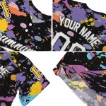 personalized pittsburgh pirates paint splatter black jersey best selling