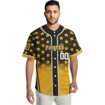 personalized pittsburgh pirates star burst gold jersey best selling