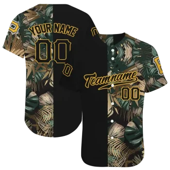 personalized pittsburgh pirates tropical foliage black jersey best selling